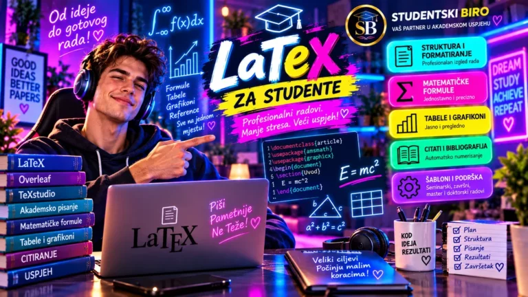 LaTeX za studente i pisanje akademskih radova