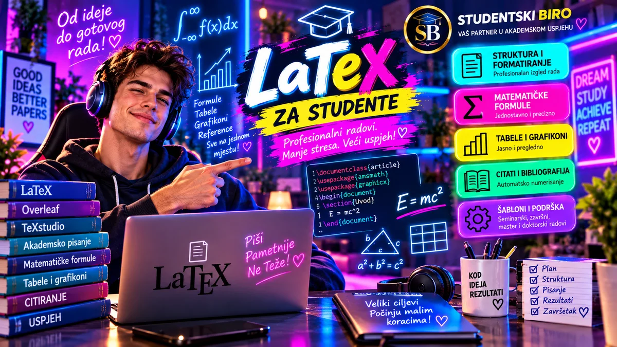 LaTeX za studente: šta je i kako se koristi za pisanje akademskih radova