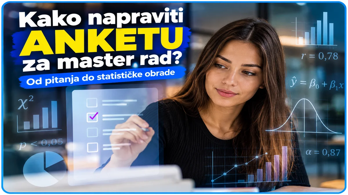 Kako napraviti anketu za master rad? Od pitanja do statističke obrade