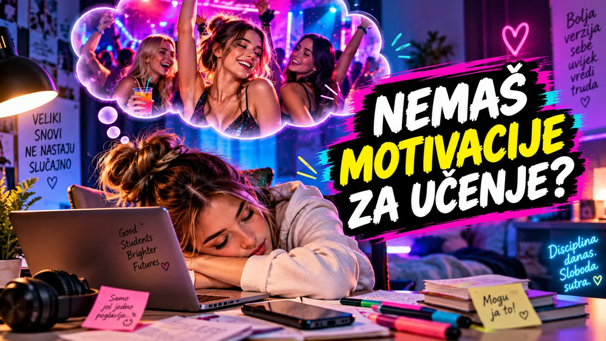 Kako početi učiti kad nemaš motivacije – šta uraditi kada ti se baš ništa ne da