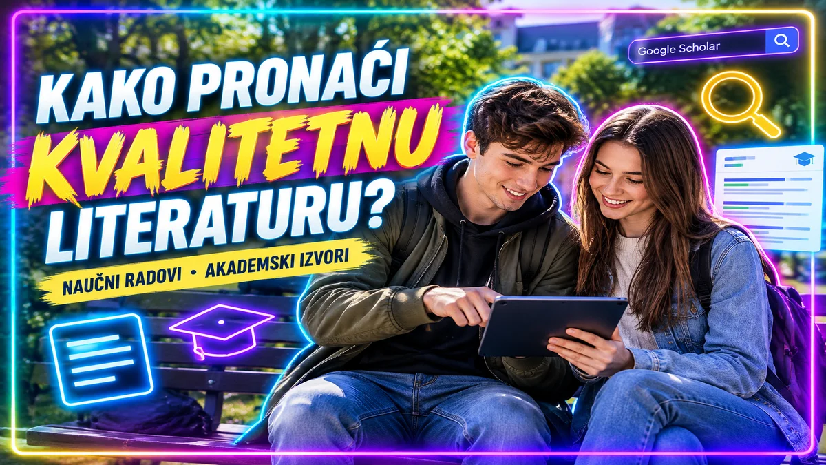Kako pronaći naučne radove i kvalitetnu literaturu za akademski rad